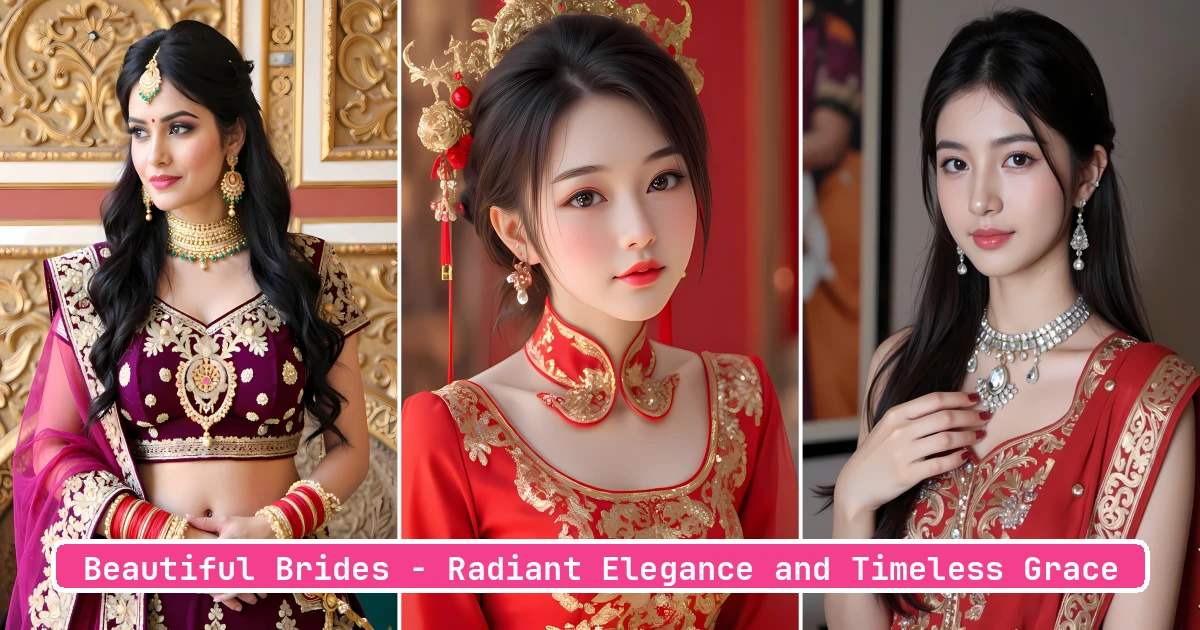 Beautiful Brides - Radiant Elegance and Timeless Grace - Aivana