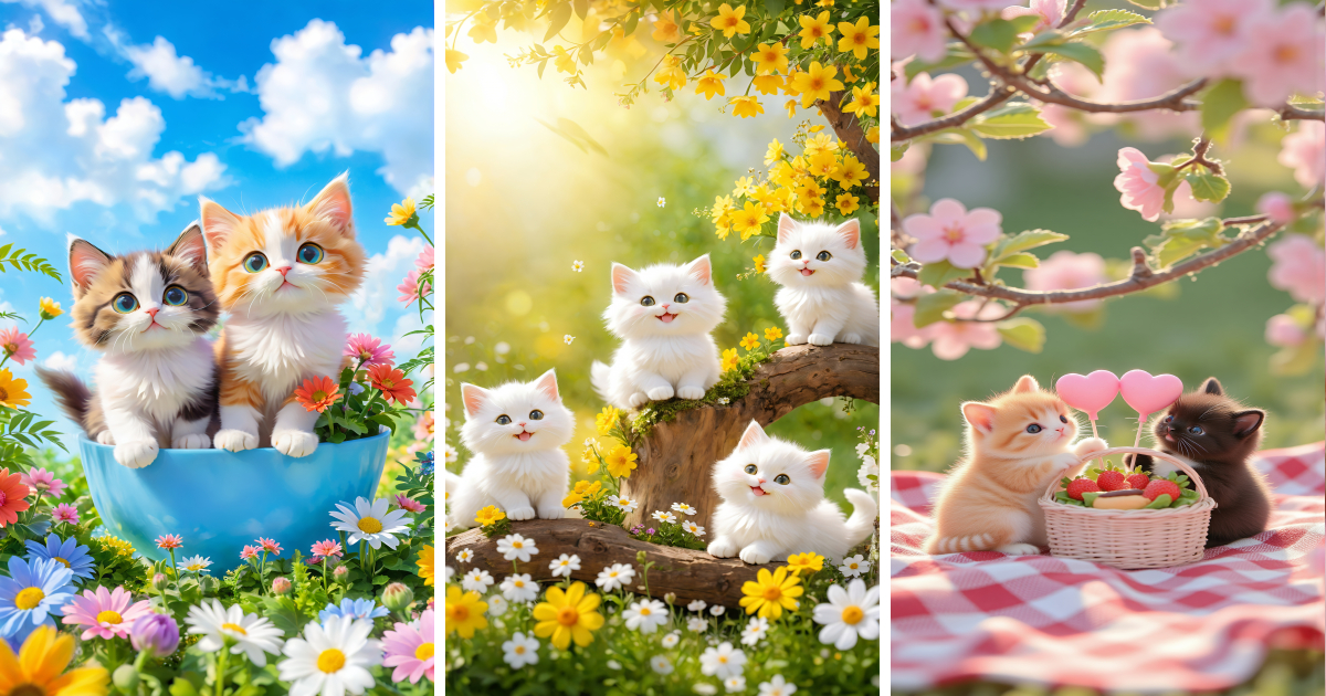 🐱 Cute Cat AI Images Wallpaper - Aivana
