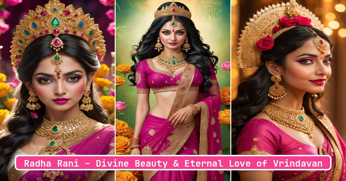 Radha Rani – Divine Beauty & Eternal Love of Vrindavan - Aivana