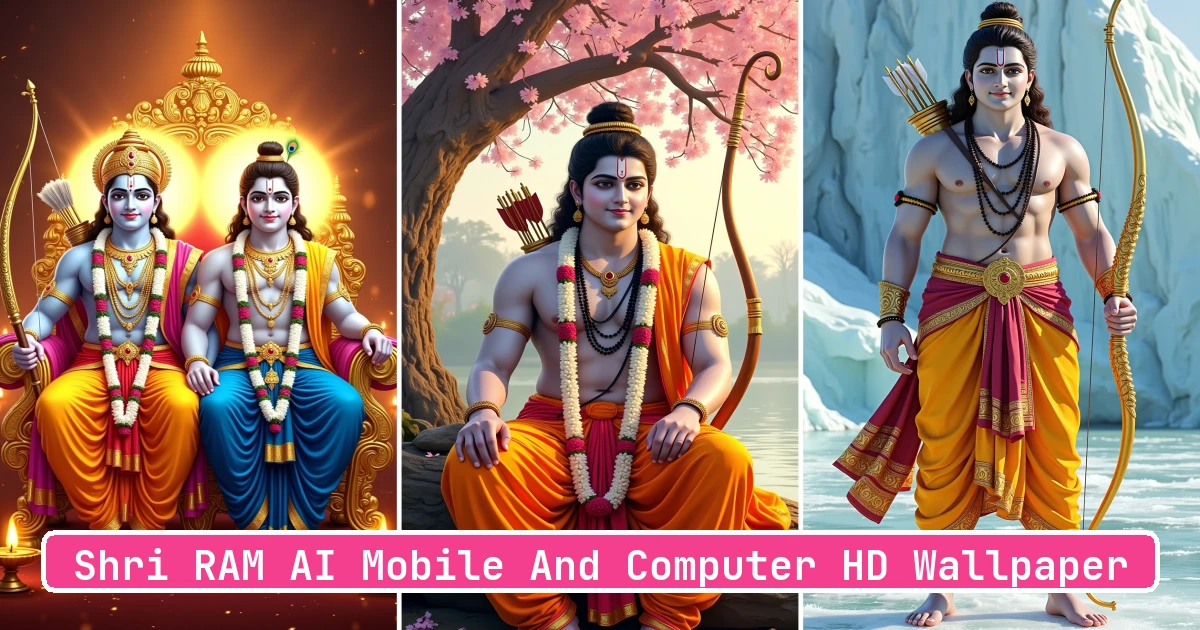 Shri RAM AI HD Wallpapers for Desktop - Aivana