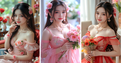 Beautiful Luxury Girl AI Wallpapers 💃