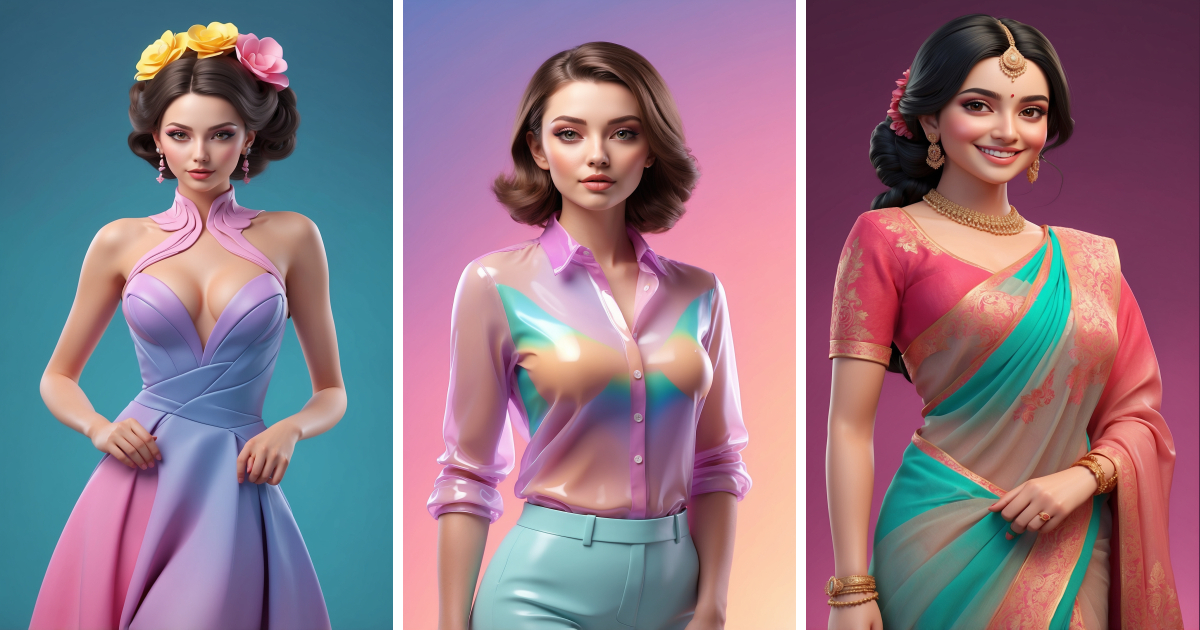 Beautiful 3D Woman in Stylish Daily Outfit - AI HD Wallpaper - Aivana Beautiful 3D Woman in Stylish Daily Outfit - AI HD Wallpaper - Aivana