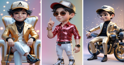 3D Boy Character AI Wallpapers